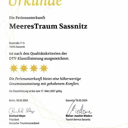 Fewo Meerestraum Sassnitz Exterior foto